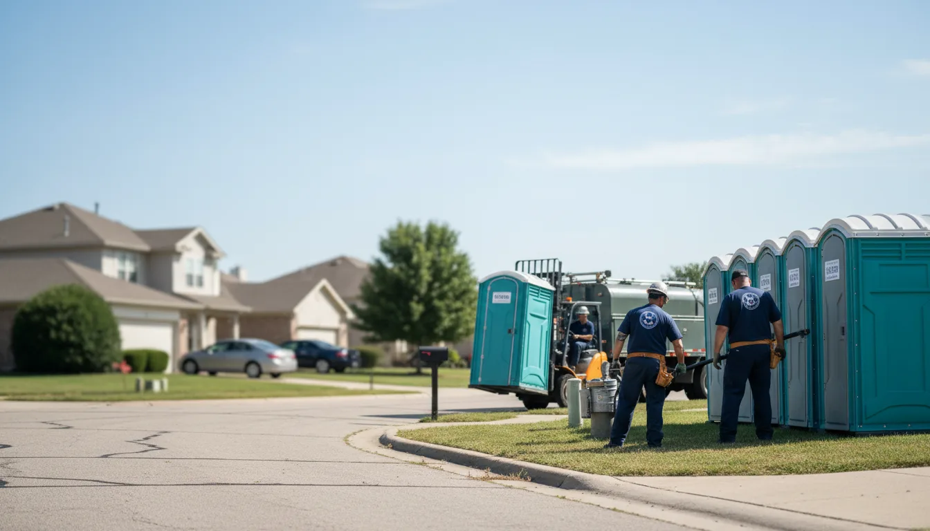Porta Potty Rental in Pomona, IL near me